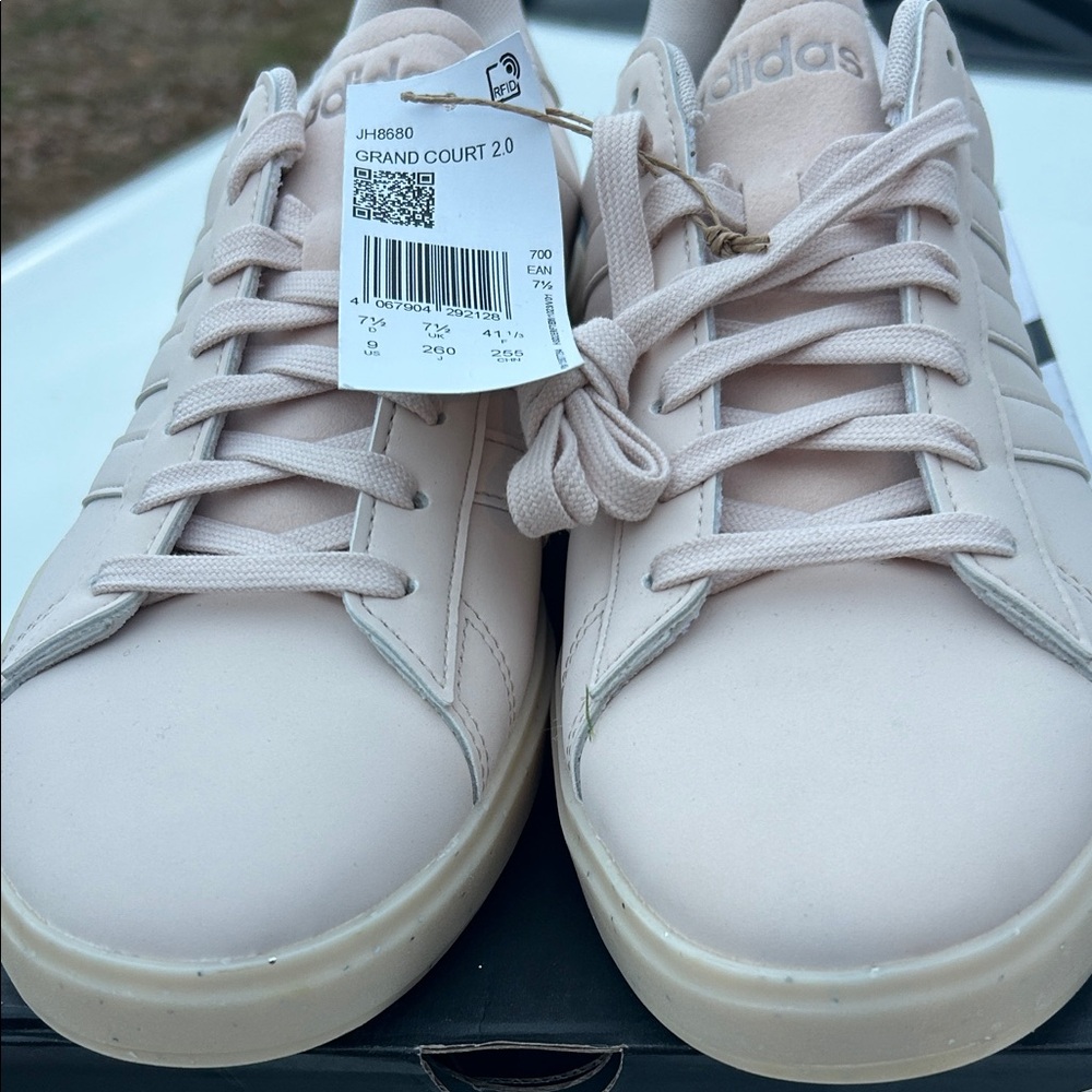 Adidas Women's Grand Court 2.0 Soft Pink Sneakers